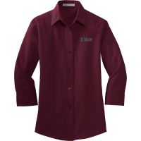 20-L612, Small, Burgundy, Left Chest, Elite Therapy Solutions.
